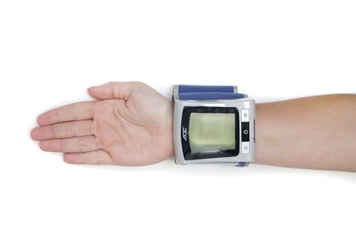 Advantage 6015N Series Adult Cuff Wrist Home Automatic Digital Blood Pressure Monitor Without Tube Blue 1 Each