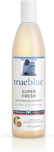 Trueblue Pure & Sure Puppy Shampoo – Cleansing Wash, Deodorizing, Moisturizing – Toxin Free, Milk, Honey Natural Botanical Blend – Tearless Dog Shampoos – 12 Fl. Oz.