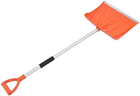 Snow Shovel for Car & Home – Large Capacity D-Handle Aluminum Shovel, Lightweight 1.1kg, Detachable for Trunk Storage, Pushes Snow, Ice