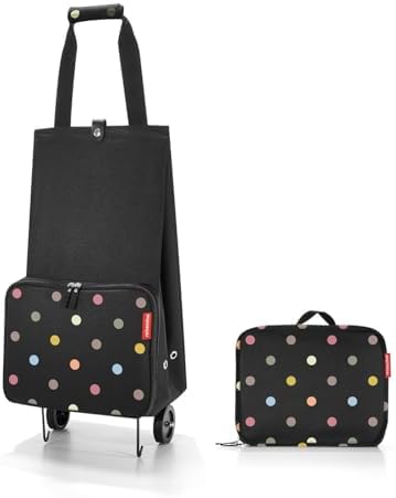 reisenthel foldabletrolley Black - Foldable, Compact Shopping cart - Easy to Store