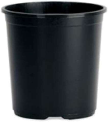 The HC Companies Nursery Pot (1.72 Gallon), Black