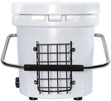 Mammoth Live Bait Bucket, Insulated Bait Bucket with 10 Quart Capacity, Great for Daily Trips and Fishing Tournaments