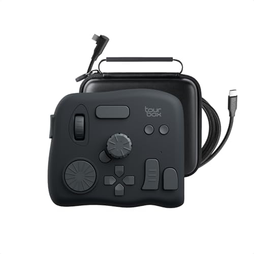 TourBox NEO - Customizable Editing Controller, Photo Color Grading Illustration Speed Editor, Intuitive Control Boost Productivity