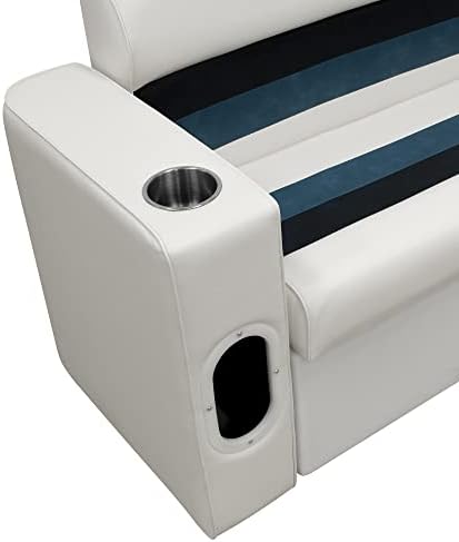 Wise 8WD112-204 Deluxe Series Pontoon Right Arm Rest, White