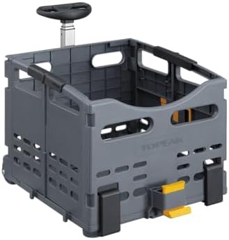 Topeak TrolleyTote MTX-Compatible Collapsible Basket | automotive-cargo-baskets