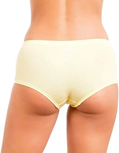Alyce Intimates 12 Pack High Waisted Cotton Boyshort