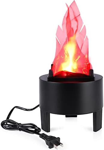 TOPCHANCES 3D LED Fake Fire Flame110v Effect Fake Campfire Decoration, Artificial Flame Effect Light Electronic Fire Fake Flame