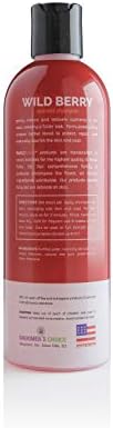 Bark2Basics Wild Berry Dog Shampoo, 16 oz - Naturally Derived, Unique Herbal Blend, For Dry Itchy Skin, Gentle, Moisturizing | Naturally Derived