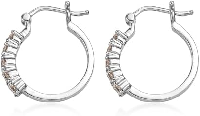 Champagne Cubic ZirconiaEarrings in Stainless Steel