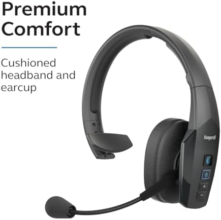 BlueParrott B450-XT Noise Cancelling Bluetooth Headset – Updated Design with Long Wireless Range