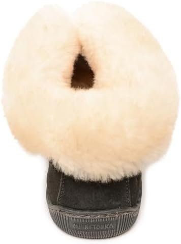 Minnetonka Men's Sheepskin Ankle Boots
