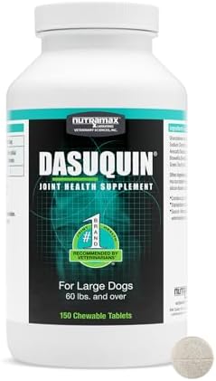 Nutramax Dasuquin Joint Supplement for Large Dogs, Chewable Tablets, 150ct | Glucosamine and Chondroitin, ASU, Supports Healthy Joints, For Dogs Over 60 lbs, All Ages, Chewable Tablets