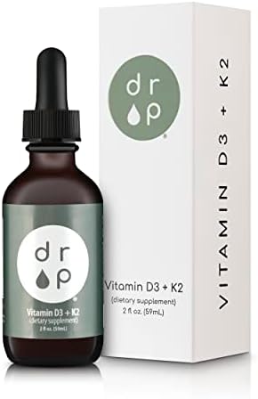 Drop Supplements Organic Trace Minerals Electrolyte Drops and Vitamin D3+K2 Drops Bundle