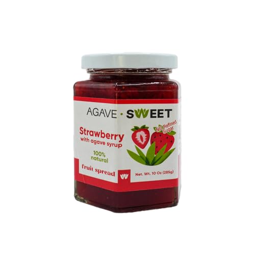 Agave Sweet Mango Fruit Spread with Agave Syrup No Sugar Fruit Spread 10 oz