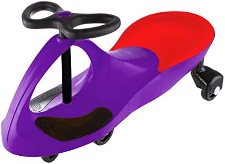 Wiggle Car Ride On Toy - No Batteries, Gears or Pedals - Twist, Swivel, Go - Outdoor Ride Ons for Kids 3 Years and Up by Lil' Rider (Hot Pink and Black)