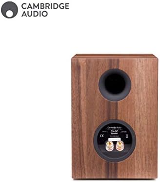 Cambridge Audio SX-50 Bookshelf Speaker | 100 Watt Home Theater Compact Speaker Pair (Matte Black)