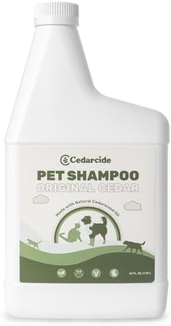 Cedarcide Cedarsuds Original Cedar Pet Shampoo (Quart) | Non-Toxic and Eco-Friendly | Cleans, and Moisturizes | Soft