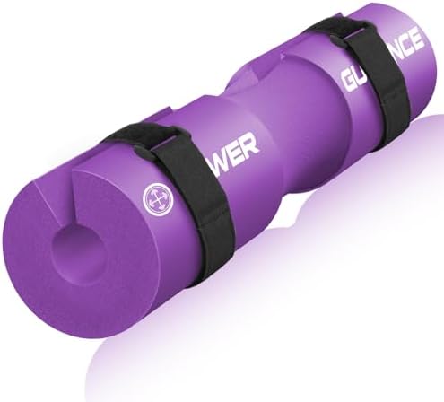 POWER GUIDANCE Barbell Squat Pad - Neck & Shoulder Protective Pad - Great for Squats, Lunges, Hip Thrusts, Weight Lifting & More - Fit Standard and Olympic Bars Perfectly