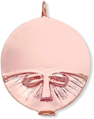 Better Jewelry, Real Pure Copper African Tribal Mask Pendant, Charm