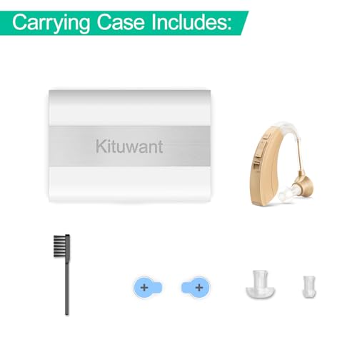 Hearing Aid for Seniors, Noise Cancelling, 500 Hours Per Battery Life
