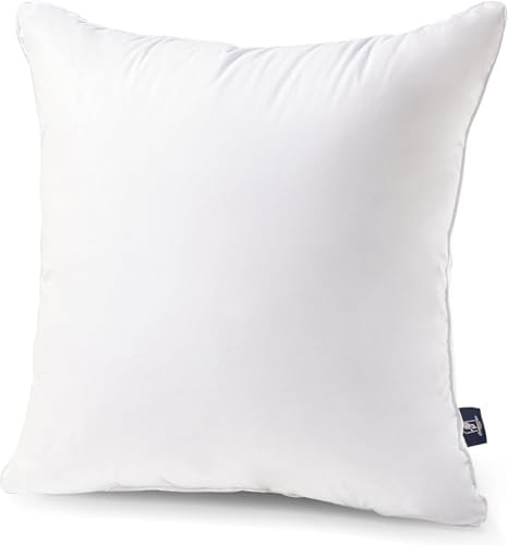 Phantoscope Throw Pillow Insert with 100% Cotton Cover, 26x26 Inch, 1 Pack