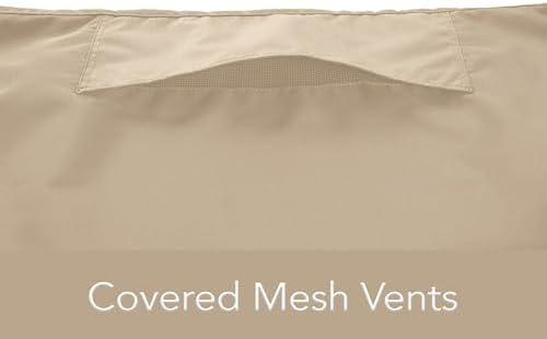Covermates Classic Heavy-Duty Air Conditioner Cover - Durable All-Weather Protection for Outdoor Central AC Units - Water-Resistant 12-Gauge Vinyl Shell, 26W x 26D x 32H, Green