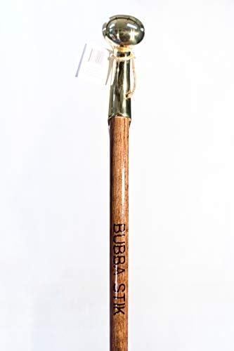 Walking Cane Texas Style Walking Stick Made of Mahogany Stained Tennessee Hardwood and Topped with a Brass Hame Handle from a Real Horse Collar Harness. Made in Texas by Real Texans.