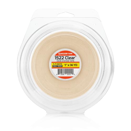 1/2" X 12 YDS 1522 Hair Tape Clear ROLL