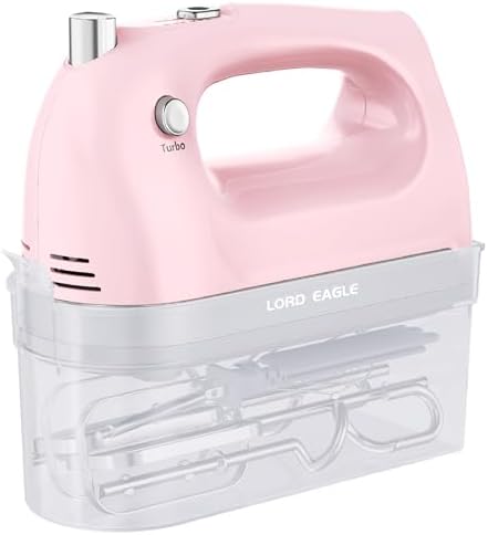 Lord Eagle Hand Mixer Electric Handheld 400W 5-Speed Lightweight