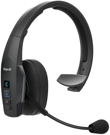 BlueParrott B450-XT Noise Cancelling Bluetooth Headset – Updated Design with Long Wireless Range
