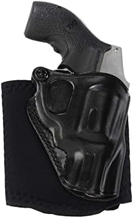 GALCO Ankle Glove Ankle Holster, S&W J Fr 640 Cent 2 1/8" .357, RH, Black (AG158B) | (AG158B)