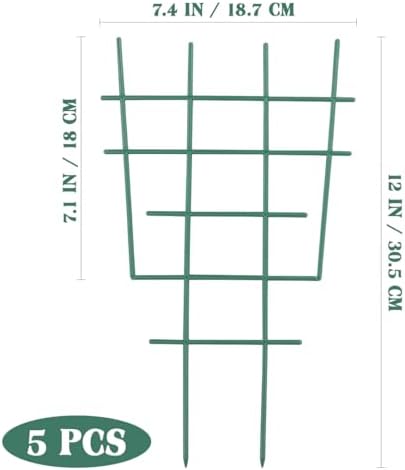 DOITOOL 12 Inch Small Plant Trellis for Potted Plants, 5-Pack