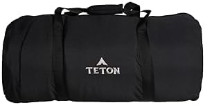 Teton Mammoth Queen Size Double Sleeping Bag- A Warm Bag the Whole Family can Enjoy – Great for Camping, Hunting and Base Camp. Compression Sack Included