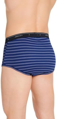 Jockey Classic Full Rise Brief- 3 Pack - 100% Cotton Underwear for Men