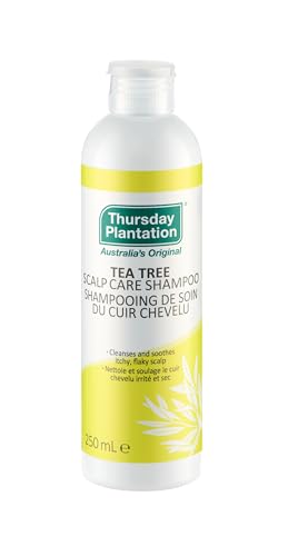 Thursday Plantation Tea Tree Scalp Care Shampoo - Tea Tree Oil + Sulfur for Daily Use, Soothes Flaky, Itchy Scalp, Dandruff for Soft