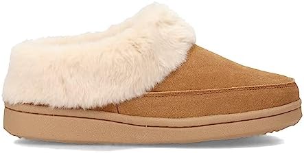 Clarks Womens Faux Fur Lined Clog Slippers Warm Cozy Indoor Outdoor Plush Slipper for Women