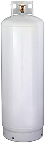 New 100 lb Steel Propane Cylinder with CGA510 Valve - DOT / TC Approved