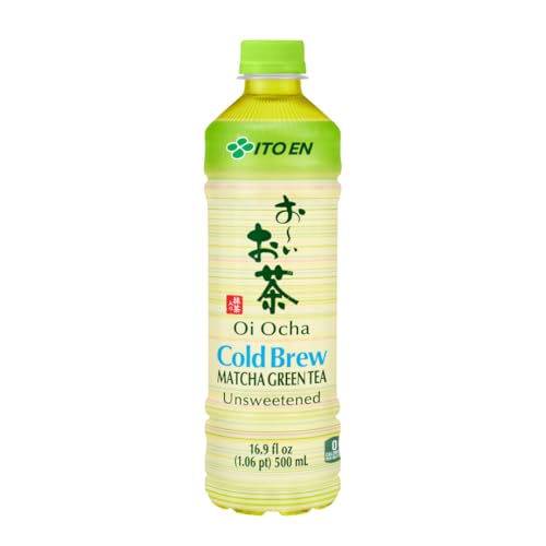 Ito En Tea Oi Ocha Green Tea, Unsweetened, 16.9 Ounce (Pack of 12)