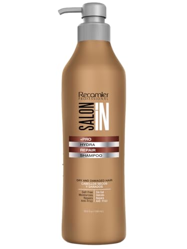 Salon In by Recamier - | Hydra Repair Hair Shampoo | Moisturizing & Strengthening for Dry, Damaged Hair | 10.1.fl.oz / 300 ml