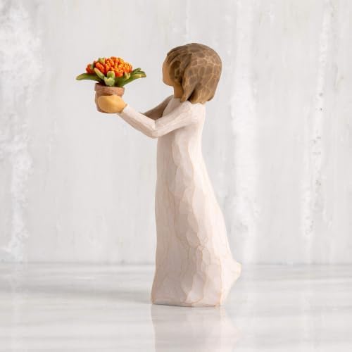 Willow Tree Magnolia, Sculpted Hand-Painted Figure | Cast from a Susan Lordi Original Carving, Meaningful Gift Celebrating Nature, Family, Home and Belonging, Fitted Gift Box