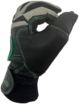 Team Defender Pro Series Padded TD Baseball Glove | Glove Protects Thumb | Rigid Rubber Thumb Mold Prevents Hyperextension, Hand Injuries