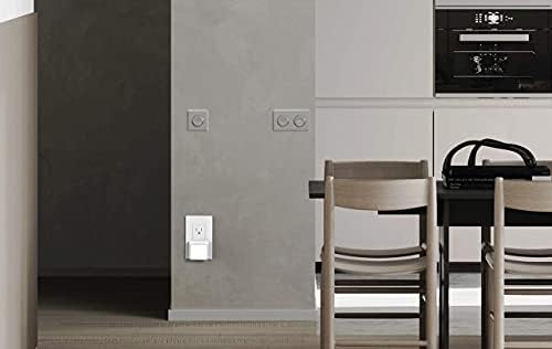 Solatec Plug-in Led Night Light with Auto Dusk to Dawn Sensor, Adjustable Brightness and Color, Warm White, Cool White Lights for Bathroom, Hallway