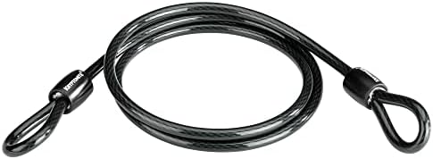 Kryptonite Parkview Bike U-Lock, 4ft Braided Steel Security Cable & Keys