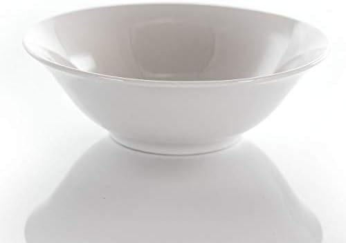 Elama Cara 16 Piece Round Porcelain Dinnerware Set in White