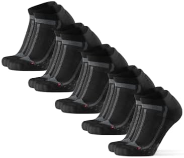 DANISH ENDURANCE Running Socks, Low-Cut, Anti Blister, 3 & 5-Pack