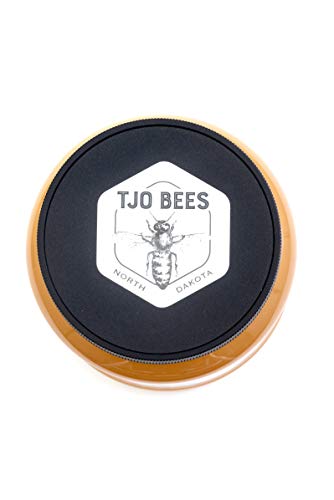 TJO Bees Raw and Unfiltered Honey (5 LB (80 OZ) Jar)