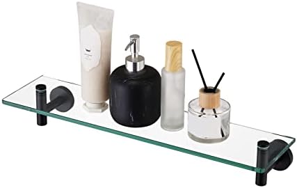 KES Glass Shelf for Bathroom, 20-Inch, 3 Pack, Brushed Finish