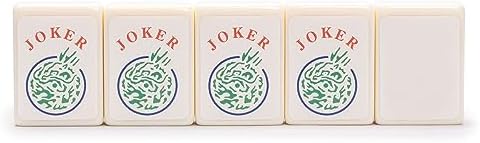 Yellow Mountain Imports American Mahjong Joker Tile Decal Stickers, Set of 8