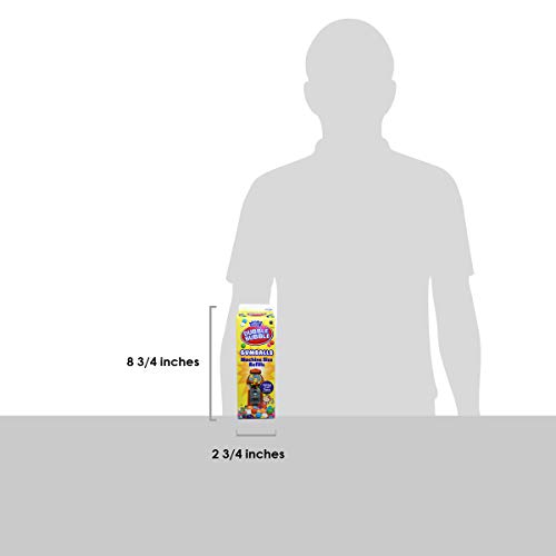 Dubble Bubble Gumball Machine Refill Carton - Bulk Bubblegum Balls - .625 Inch Assorted Gumballs for Small Mini Candy Dispenser - 20 Ounce