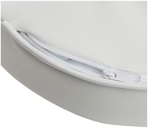 Essential Medical Supply Foam Padded Toilet Seat Cushion Riser with Hook and Loop Attachment for Toilet Seat and Washable Vinyl Cover, 2"